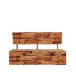 Queen Sheesham Wood Bed - Image 2