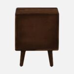 Sheesham Wood Bedside Table In Provincial Teak Finish - Image 4