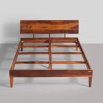 Premium Solid Wood Bed, Queen Size - Image 4