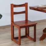 Sheesham Wood Folding Dining Chair in Honey Oak Finish