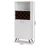 Premium Solid Wood Bar Cabinet for Home Bar, Living Room & Dining Space - Image 5