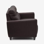 Fabric 3+2 Seater Sofa Set - Brown - Image 2