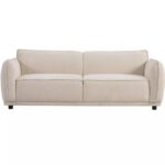 Modern 3-Seater Upholstered Sofa - Image 4