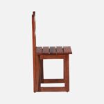 Sheesham Wood Folding Dining Chair in Honey Oak Finish - Image 6