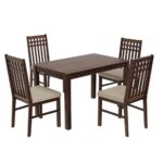 4 seater dining set with chairs - Image 4
