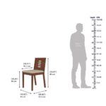 6-seater solid wood dining set - Image 5