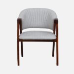 Sheesham Wood Dining Chair in Teak Finish - Image 4