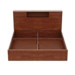 King Solid wood bed with storage - Image 2