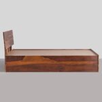 Premium Solid Wood Bed With Storage, Queen Size - Image 2