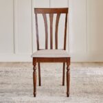 4-Seater Dining Set with Chairs - Walnut - Image 6