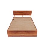Queen Teak Bed with Storage - Image 3