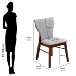 4 Seater Dining Set (Rio Brown) - Image 7