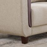Fabric 2-Seater Sofa - Beige - Image 6