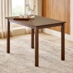 Solid Wood 4-Seater Dining Set with Chairs and Bench - Image 7