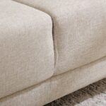 Fabric 2-Seater Sofa - Beige - Image 3