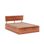 Queen Teak Bed with Storage - Image 6