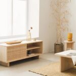 Pine Wood TV Stand with Mallorquina Doors – 120 cm - Image 3