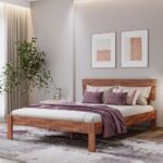 Queen Teak Bed Without Storage