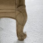 Cane Rattan Teak Wood King Size Bed - Natural Color - Image 5