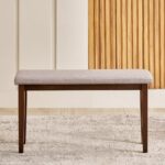 Solid Wood 4-Seater Dining Set with Chairs and Bench - Image 5