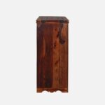 Sheesham Wood Bar Cabinet in Honey Oak Finish - Image 6