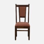 Sheesham Wood Dining Chairs in Provincial Teak Finish and Mocha Mousse Colour (Set of 2) - Image 3