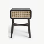 Rattan Storage Bedside Table - Image 2