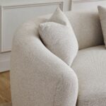 3-Seater Sofa with Cushions - Beige - Image 7