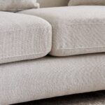 3-Seater Sofa with Cushions - Beige - Image 2