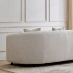 3-Seater Sofa with Cushions - Beige - Image 3
