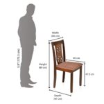 4 Seater Dining Set With Bench (Antique Cherry) - Image 4