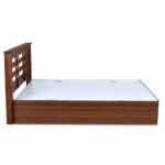 Solid Wood Bed with Box Storage (Walnut) - Image 5