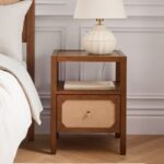 Solid Wood 1 Drawer Bedside Table