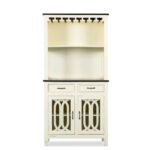 Cream-Finished Wooden Bar Cabinet - Image 5