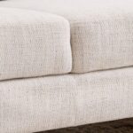 Fabric 3-Seater Sofa - Beige - Image 6