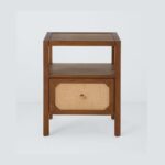 Solid Wood 1 Drawer Bedside Table - Image 2