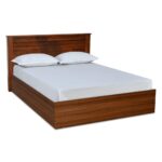 Solid wood Bed with Box Storage (Walnut) - Image 5