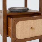 Solid Wood 1 Drawer Bedside Table - Image 3
