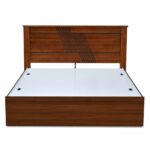 Solid wood Bed with Box Storage (Walnut) - Image 6