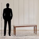 Solid Wood 6-Seater Dining Set with Chairs and Bench - Walnut - Image 2