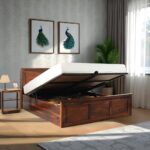 Sheesham King Hydraulic Bed