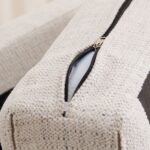 Fabric 1-Seater Sofa - Beige - Image 4