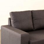 Fabric 3+2 Seater Sofa Set - Brown - Image 9