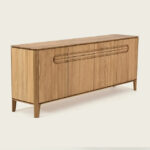 Solid Wood 3-Door Sideboard - Image 2