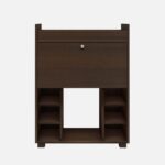 Bar Cabinet in Dark Elm Finish - refined and modern - Image 3