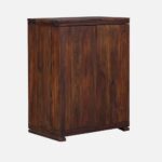 Sheesham Wood Bar Cabinet in Provincial Teak Finish - Image 5
