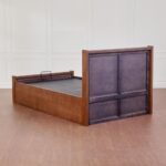 Solid Wood Teen Bed with Hydraulic Storage - Brown - Image 6