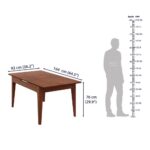 4-6 Seater Extendable Dining Table - Image 2