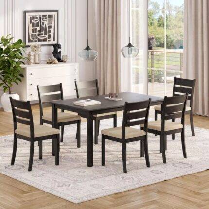6 Seater Dining Set With Cushion