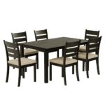 6 Seater Dining Set With Cushion - Image 5